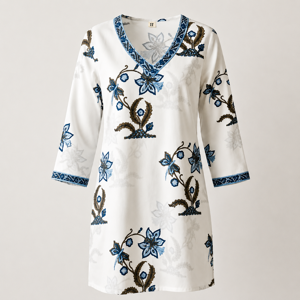 Lvinya Hand Block Printed Kurti