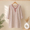 Lvinya Elegant Floral Printed Kurti